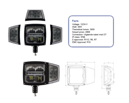 LED CEĻA GAISMA 12/24V