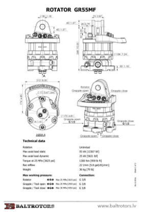 Show details for ROTATORS GR55MF ROTATORS GR55MF