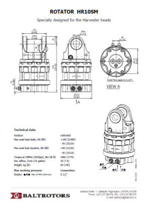 ROTATORS HR10SM 45/100