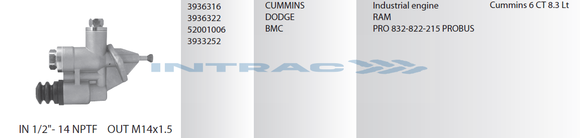 DEGV.ZEMSP.PUMPIS.CUMMINS