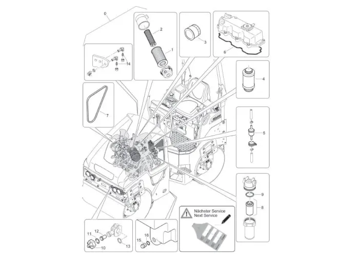 BOMAG SW1 SERV. APK. K-TS 1000H 77088039