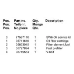 BOMAG SW6 EĻĻAS SERV. 500H K-TS 77587110 BOMAG SW6 EĻĻAS SERV. 500H K-TS 77587110