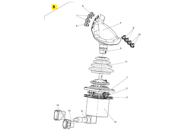 BOMAG TRAVEL LEVER 05561732