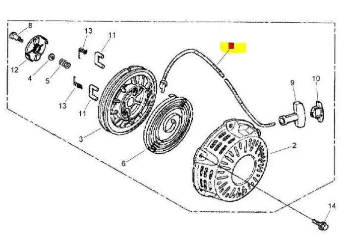 BOMAG STARTERA AUKLA 05747296