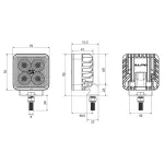 WORKING LIGHT, 4X4 OSRAM