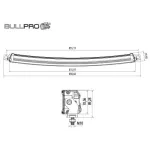 LED LAMPA 818MM 300W