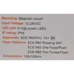 LED BEACON R65 12/24V