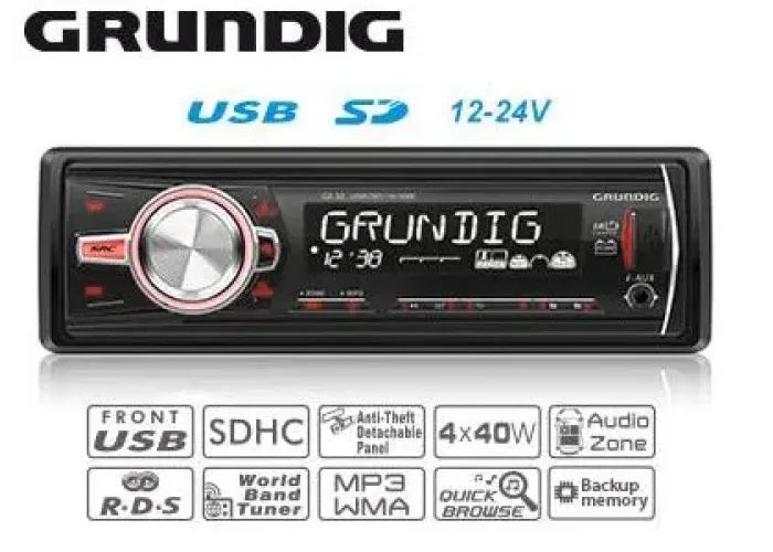 RADIO 12-24V, WITH MEMORY