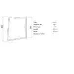 RIGHT HAND REAR WINDOW