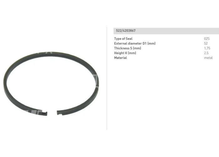 PISTON RING 209957