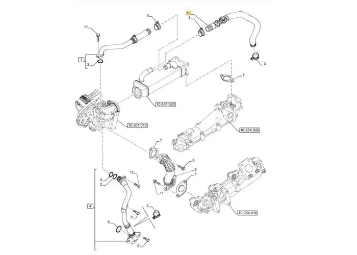 EGR SILTUMMAIŅA CAURULE