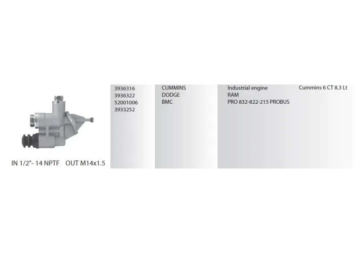 DEGV.ZEMSP.PUMPIS.CUMMINS