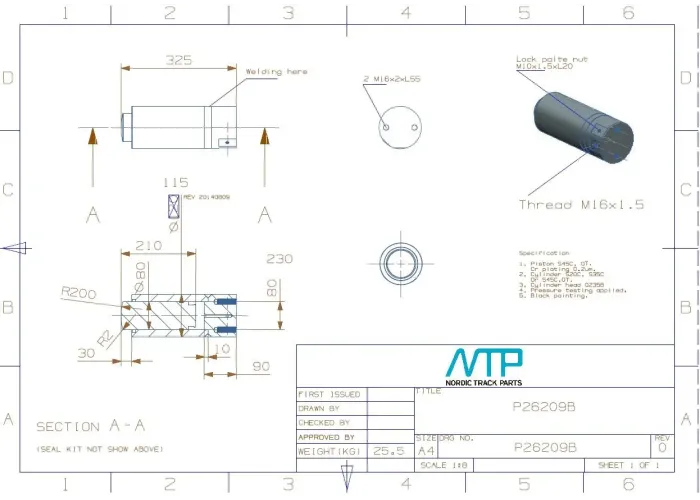 SPRIEGOŠANAS CILINDRS
