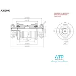 NTP TRACK ROLL CX210 KRA15850-A NTP TRACK ROLL CX210 KRA15850-A