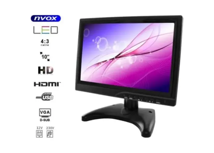 10" HD LED MONITOR