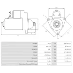 AS-PL STARTERIS 24V, PONSSE PON0077902-A