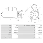 STARTER MOTOR 24V, 4.0 kW